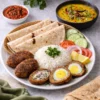 Khan-e-Dastar Hyderabadi non-veg meal platter with kebabs from Klip2Deal Homefood Hyderabad near me