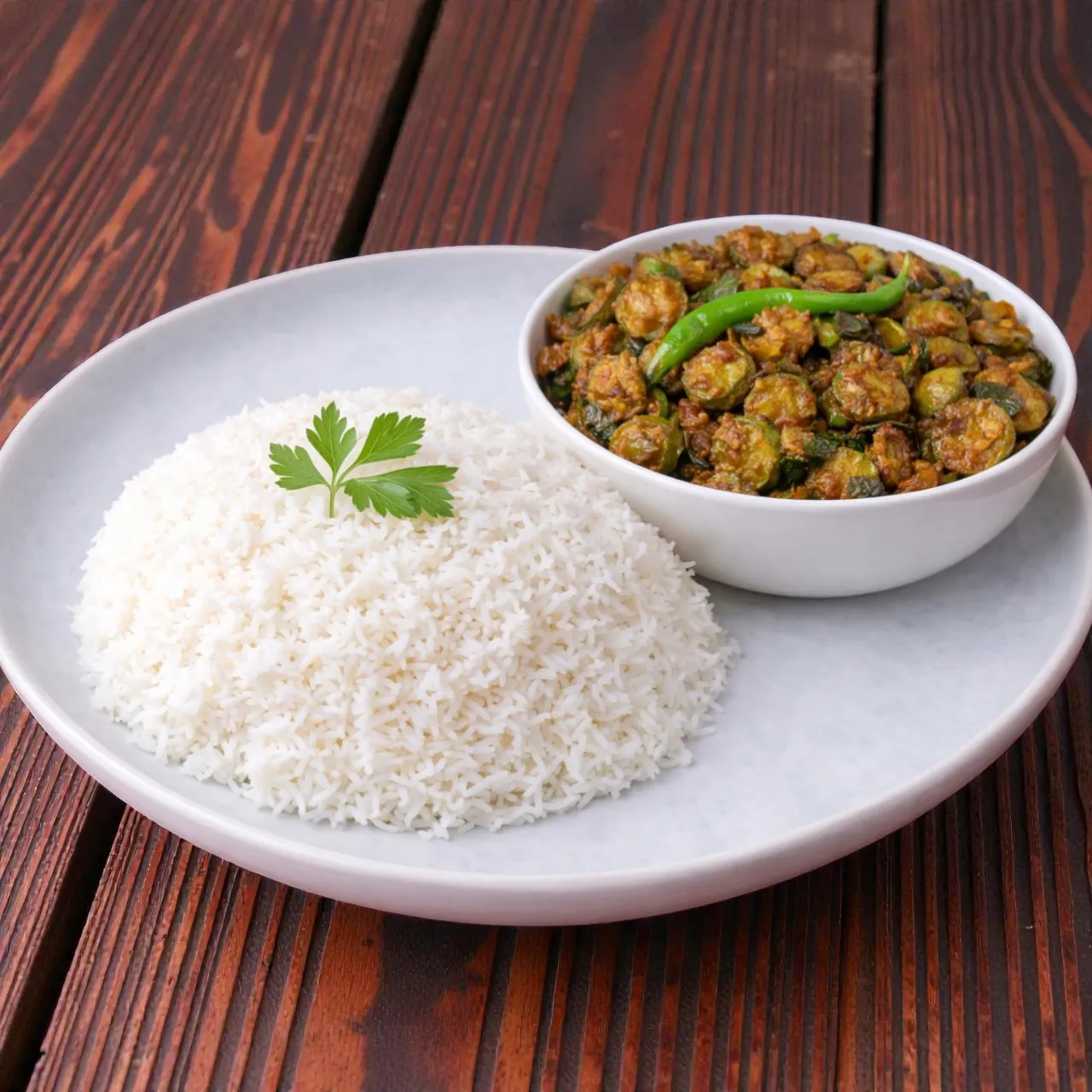 Dondey Ka Salan Rice