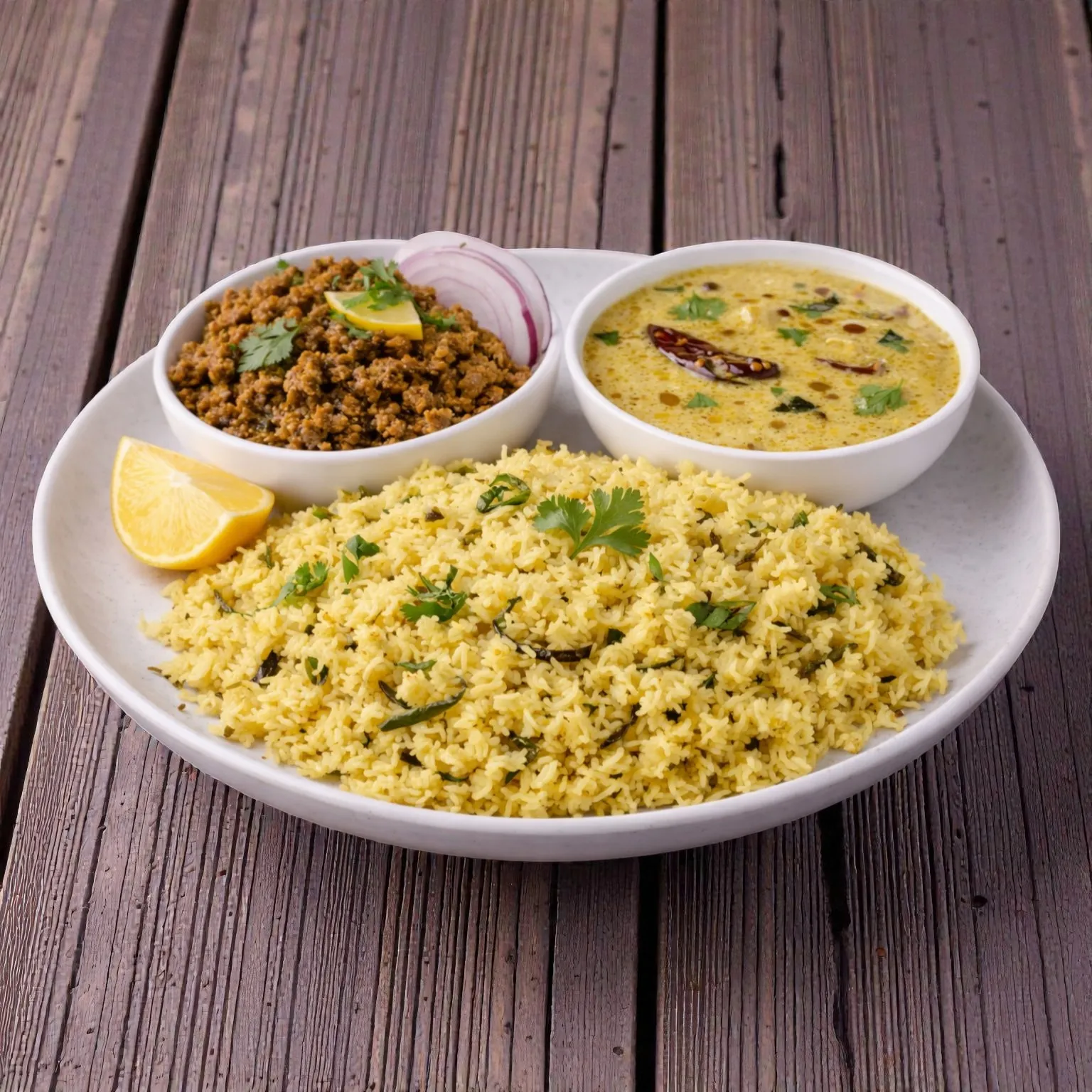 Hyderabadi Khichdi Khatta Kheema