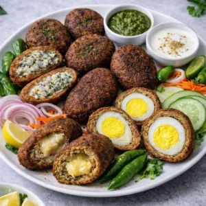 Dawat-e-Shami Hyderabadi mutton kebabs platter by Klip2Deal Homefood Hyderabad